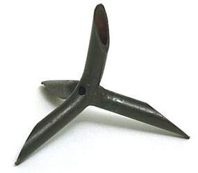 Imagine this caltrop in your tire—or foot!
