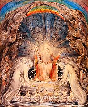 'The Four and Twenty Elders Casting Their Crowns before the Divine Throne' by William Blake