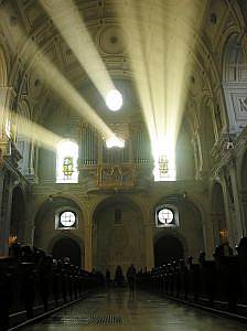 Light in a dark church