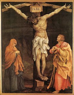 'The Crucifixion' by Matthias Grünewald (detail of the Isenheim Alterpiece)