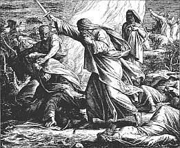 'Elijah slays the Prophets of Baal' by Julius Schnoor von Carolsfeld