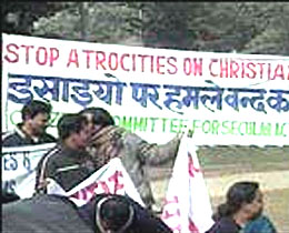 Christians persecuted in India