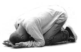 Prostrate before the Lord in repentance