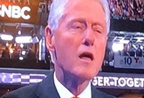 Tired, old Bill Clinton