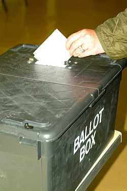 Casting a vote