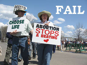 Another anti-abortion tactic fail...