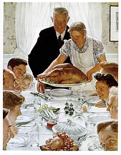 Norman Rockwell's 'Freedom from Want'