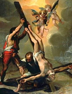 "The Crucifixion of St. Peter" by Ventura Salimbeni