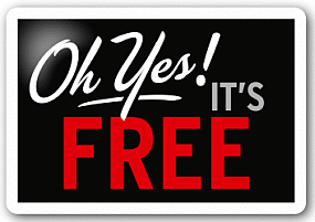 It's free!