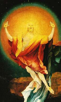 Detail from 'The Resurrection' by Matthias Grünewald