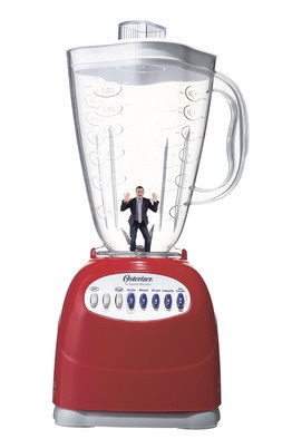 People in a blender