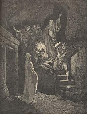 Christ raising Lazarus