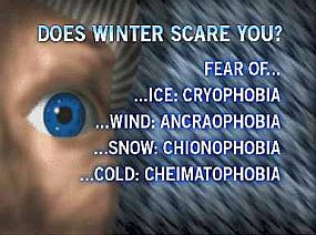 Winter is scary