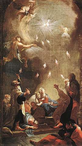 'Pentecost' by Joseph Ignaz Mildorfer 