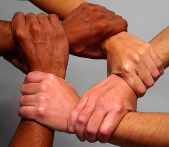 Hands united